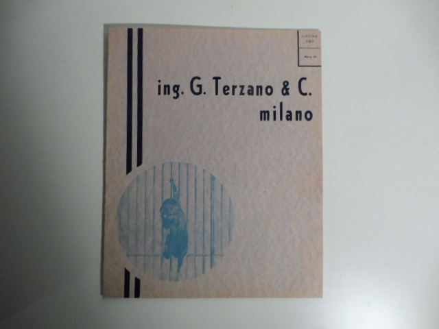 Ing. G. Terzano & C., Milano. Materiale ed apparecchi di uso scientifico, sanitario, industriale